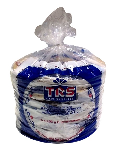 Pappadums classici - TRS 10x 200g.